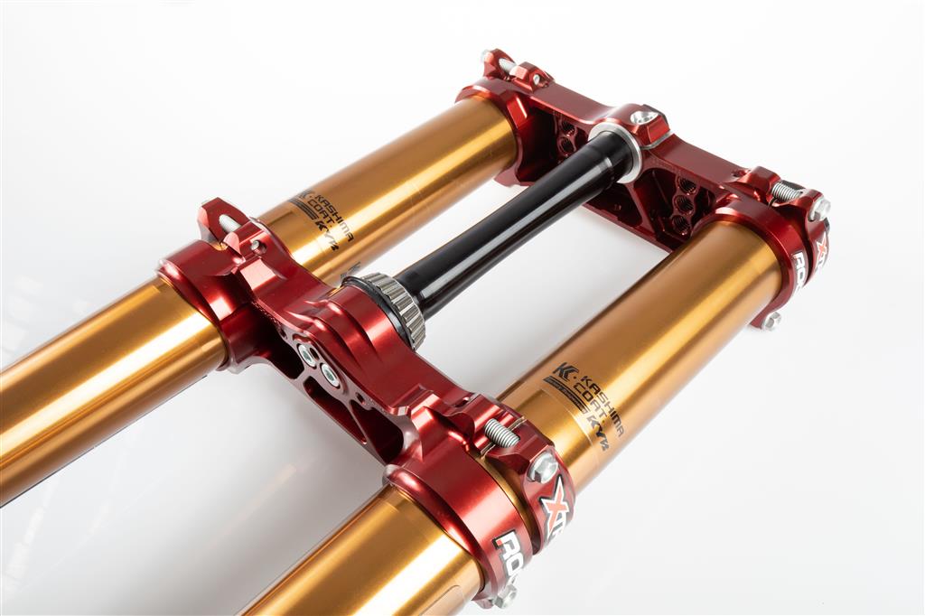 KYB KIT SPRING FORK KTM/HVA 1520 CROSS WITH TRIPLE CLAMPS EMMEA RACING